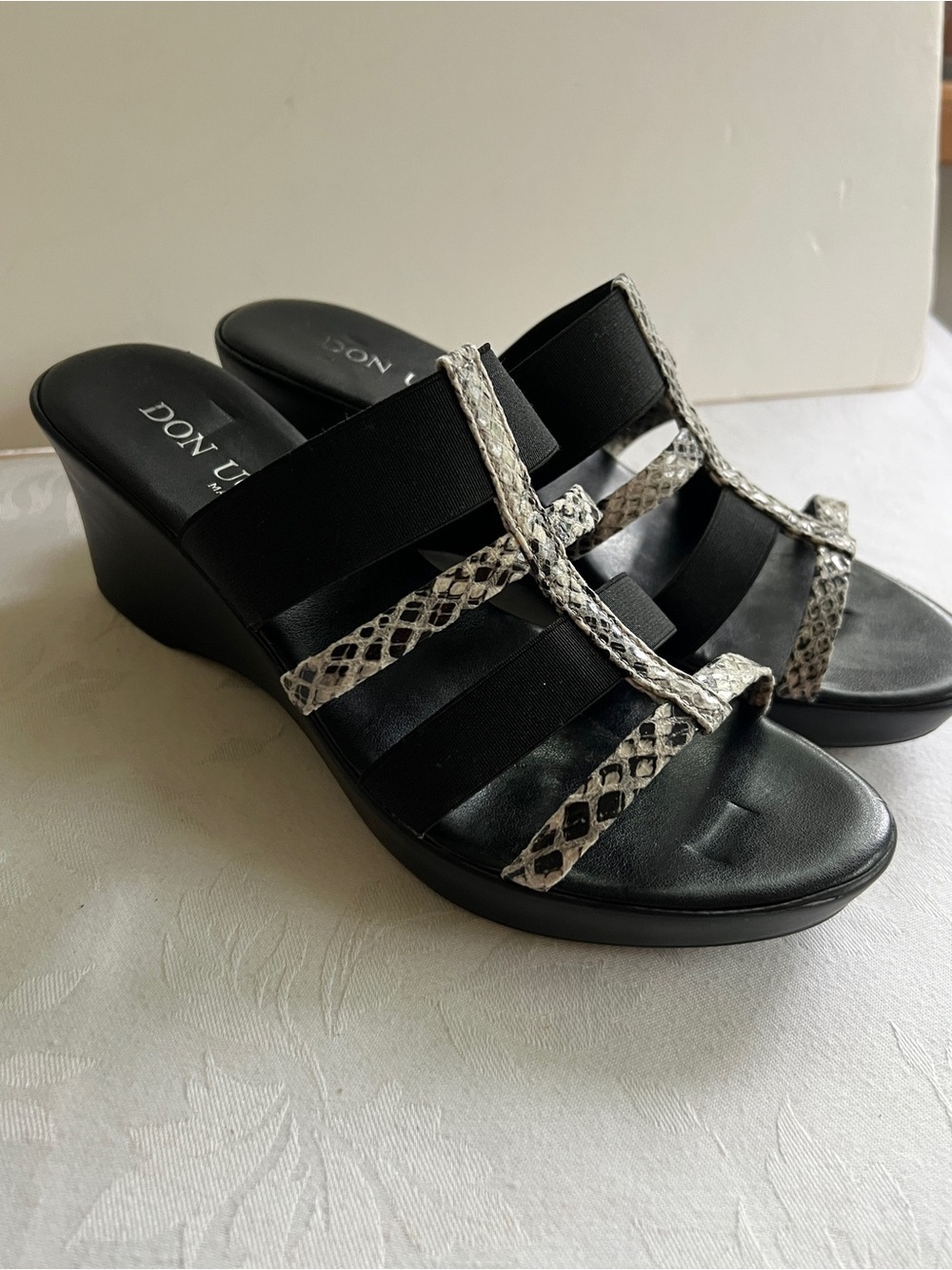 Don Uorri Made in Italy Slide Wedge Mule Size 7.5